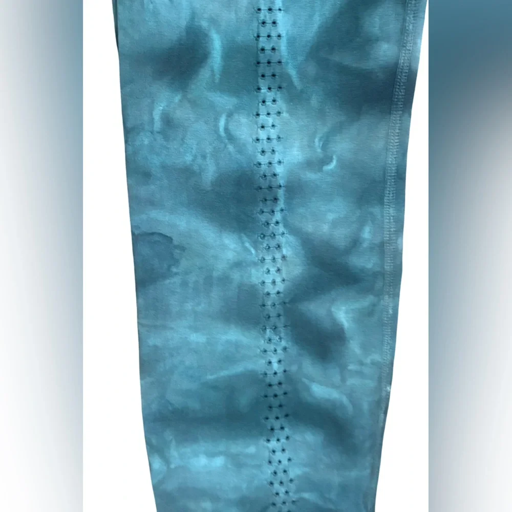 FP Movement by Free People Good Karma in Vibrant Blue Tie-Dye Leggings - Picture 6 of 7